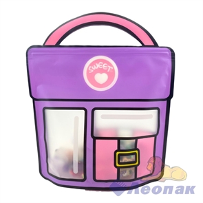 P78 Пакет с zip-lock застежкой РАНЕЦ фиолетовый 18х21см (1уп/50шт)
