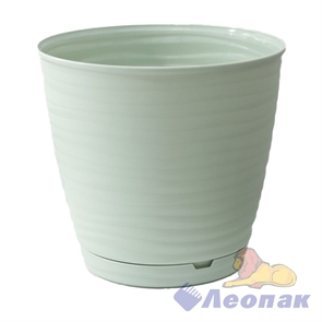 Горшок для орхидей "Saffron" D146мм, 1,5л с поддоном (сиреневый транспарент) (24) Хомвер 3605041/01
