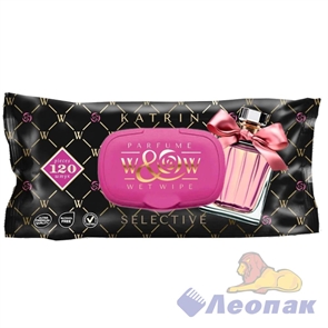 Влажные салфетки "W&W" Katrin (120шт/1уп/10уп), WWKS-120 6004/122