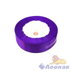 Лента атласная №46 20мм*25ярд ТЕПЛЫЙ ФИОЛЕТОВЫЙ 1218275