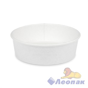 Круглый контейнер белый OSQ Round Bowl 620 WHITE EDITION (270 шт/кор.)