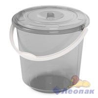 Ведро "Хозяюшка" 10л с крышкой (уп.10)