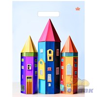 П-выр.ручка 31х40-60мкм "Яркие карандаши" (50/500) ТИКО