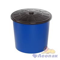 Бак универсальный 75л с крышкой цветной (5)  М3466