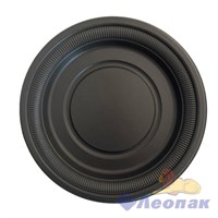 Тарелка d-180мм, ЧЕРНАЯ ,кукуруз.крахмал (50шт)Ч01