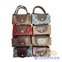 В51/50 Сумка хоз.тканевая складная Атласная XL микс (100шт) В51/50 Сумка хоз.тканевая складная Атласная XL микс (100шт)