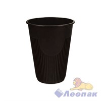 Стакан для горячих напитков ПП 350мл Черный (200шт/кор) ВЗЛП1034Ч