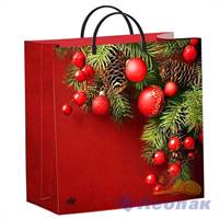 Пакет мягкий пластик 30х30-140мкм "Калина красная" (40) /ТИКО