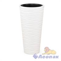 Кашпо "Оазис" 63л ( со вставкой 13) (белый)