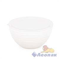 Чаша "Оазис" 2,5л (с крышкой) (белый) (уп.11)                                         м8415
