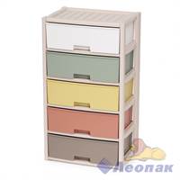 Комод "Колорит" 5-ти секцион.(цветной) 560х390х1000 мм (уп.1)