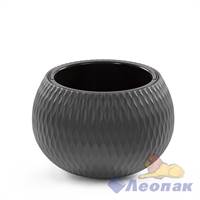 Кашпо "Жемчужина" 4л (графитовый)