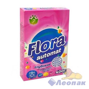 Порошок стиральный Флора автомат 400гр.