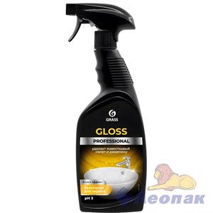 Чистящее средство для сан.узлов и акриловых ванн Grass Gloss Professional 600мл