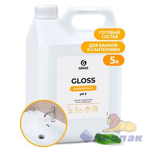 Чистящее средство для сан.узлов "Gloss Professional" (канистра 5,3кг)