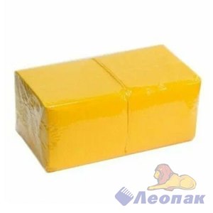 Салфетка "Папирус" 24*24 ЖЕЛТАЯ 1-сл. 400 л.