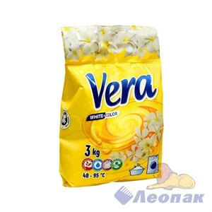 Порошок стиральный Вера 3кг универсальный бесфосфатный (4шт)