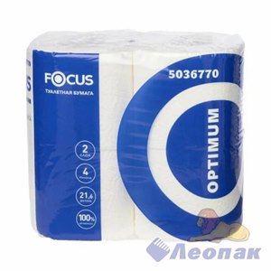 Т/бумага FOCUS Optimum 2-х сл., 4 рул./уп. (14 уп. место)