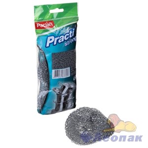 Металлическая мочалка PACLAN (3шт/уп/50уп) 408211