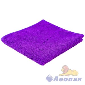 Салфетка из м/фибры M-02 30*30см.супервпитывающая РЫЖИЙ КОТ фиолетовая 310225 (200)