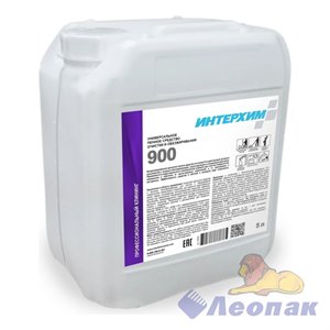 ИНТЕРХИМ 900, 5л. Универсальное средство очистки и обезжиривания