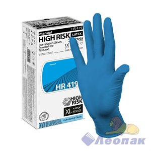 Перчатки MANUAL HR419  (9(XL)) смотр. нестер. латекс. 25 пар в упак.