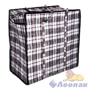 Сумка хоз. с молнией Клетка 45х40х20см (12/120) Ф