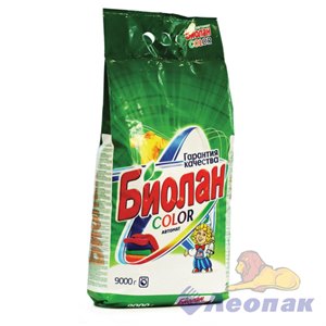 Порошок стиральный БИОЛАН автомат 9кг Колор