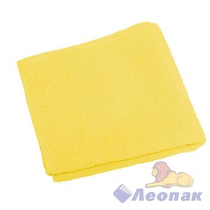 Салфетка микрофибра РЫЖИЙ КОТ М-02 30х30 желтая (200) 310203