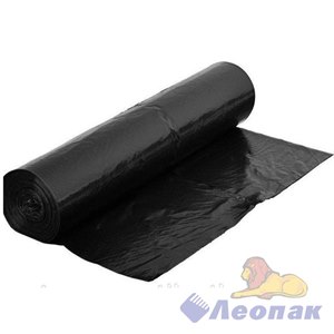 Мешок мусорный 120л/70мкм (10шт/10рул) черный ПВД Стандарт АРТ120/70 06500980055 120/70