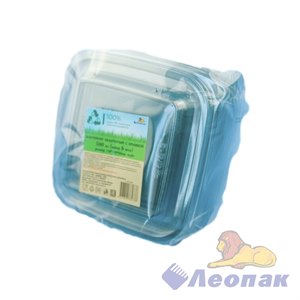 Набор "Контейнер Квадратный 500 мл прозр. с крышкой" (6шт/35уп.) Куб 120*120*60