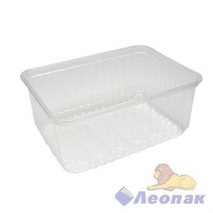 Набор контейнеров прямоугольных 1500мл с крышкой  (5шт/15уп.)  Леопак  4605033186682 1978/3
