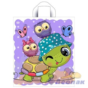 П-петл.ручка 42х38-37мкм "Черепашка" ПНД (50/300) ТИКО