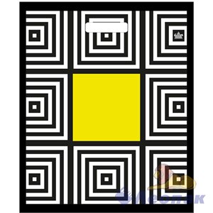 П-выр.ручка 38х45-60мкм "Желтый квадрат" ламинат (50/500) ТИКО