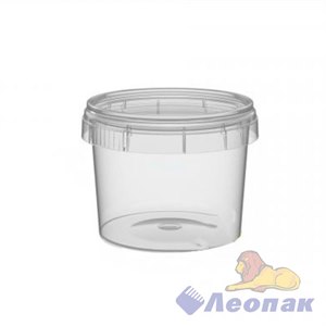 Контейнер б/крышки 80г/69 круглый, прозрачный (900) СПб Перинт