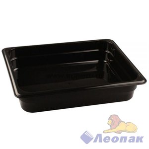 Гастроемкость GN1/2х65 полипропилен черный