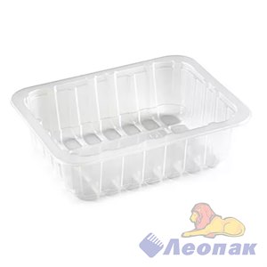 Лоток под запайку КАСТЕР 210*148*55/1000мл РР ПРОЗРАЧНЫЙ (450шт) ПК-52-55