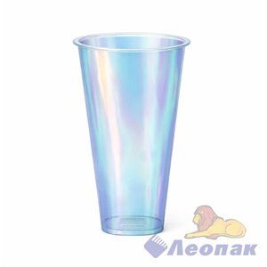Стакан Bubble Cup квадр.дно прозрачный, глянцевый ПП 500мл ПЕРЛАМУТРОВЫЙ(432 шт) /ВЗЛП 1028ГПЕР 1028ГПЕР