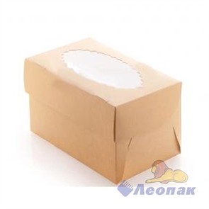 Упаковка ECO MUF 2 (200шт/1кор)  д/маффинов 100*160  h100