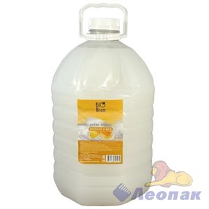 Жидкое мыло-крем "Брюм" Молоко и мед 5л. канистра