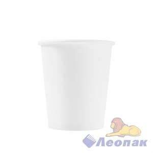 Стакан бумажный 250 мл Белый Д80 (50/1000) №1404