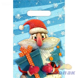 П-выр.ручка 20х30-30мкм Дедушка с подарками (100/3000) ТИКО