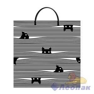 Пакет с пластик.ручками 35х36 "Любопытство" (10/100) ТИКО