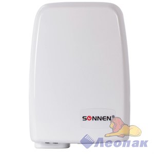 Сушилка для рук SONNEN HD-120, 1000 Вт, пластиковый корпус, белая, 604190