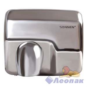 Сушилка для рук SONNEN HD-798S, 2300 Вт, нержавеющая сталь, антивандальная, серебристая, 604194 604194
