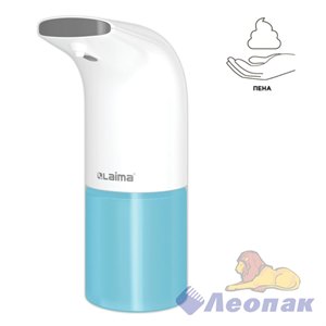 Дозатор для мыла-пены СЕНСОРНЫЙ настольный LAIMA, НАЛИВНОЙ, 0,3 л, ABS-пластик, белый, 607324, X-5507F