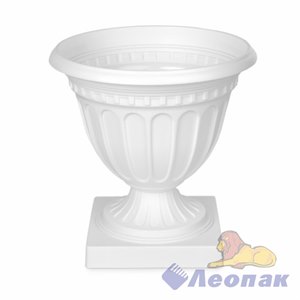 Вазон "Олимпия" 12л белый (уп.5)