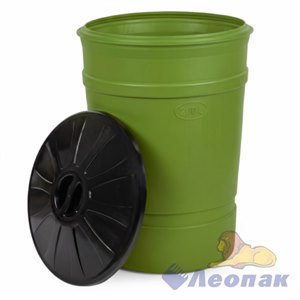 Бочка-бак 200л (с крышкой) (уп.3) 640х640х950 мм