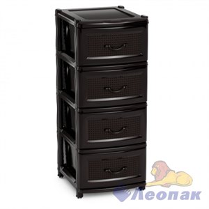 Комод "Эконом" 4-х секцион. (уп.1) 480х380х1200 мм