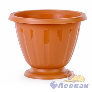 Вазон "Пальмира" 10л (коричневый)